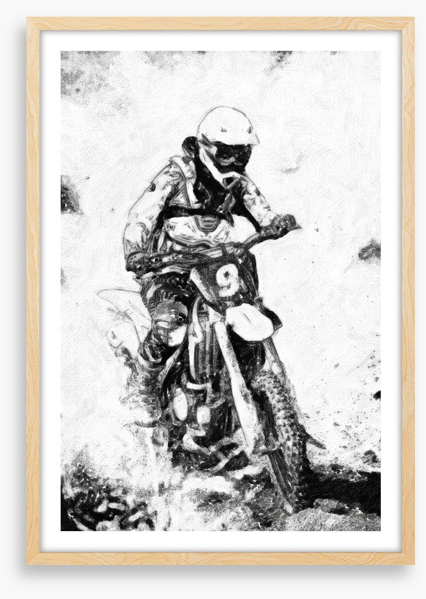 Motocross in mono