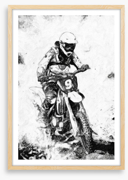 Motocross in mono