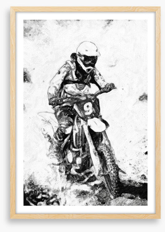 Motocross in mono