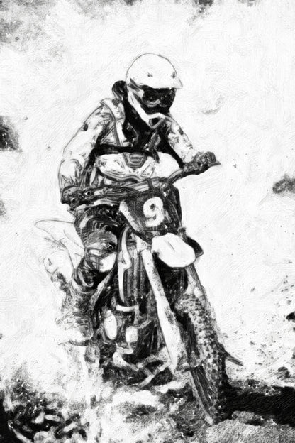 Motocross in mono