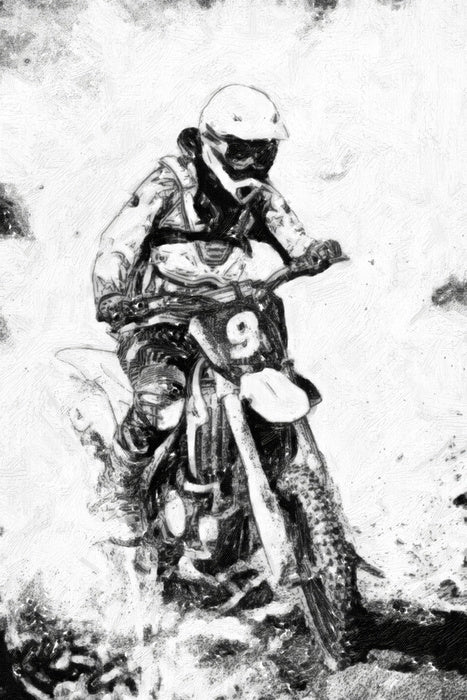 Motocross in mono