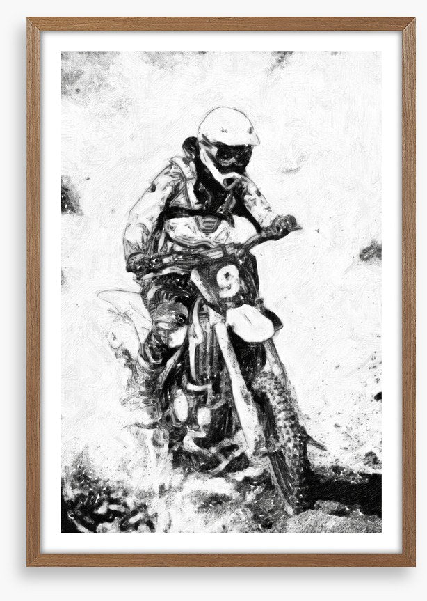 Motocross in mono