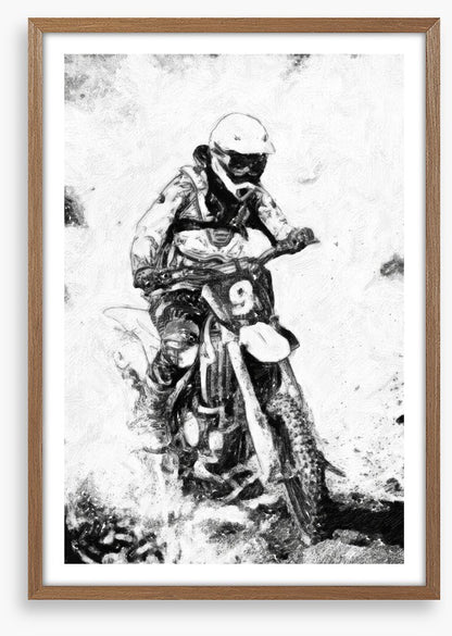 Motocross in mono