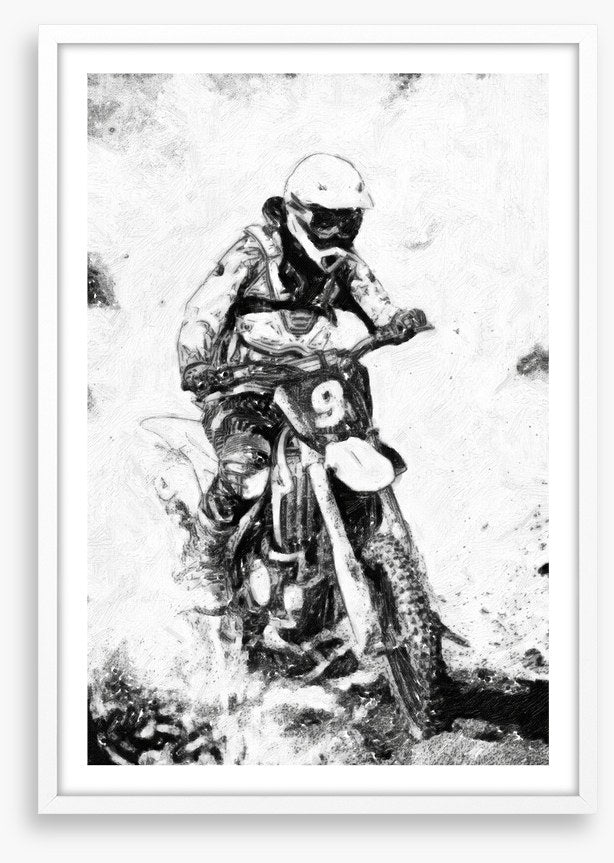 Motocross in mono