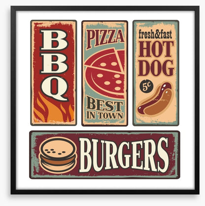 Fast food vintage