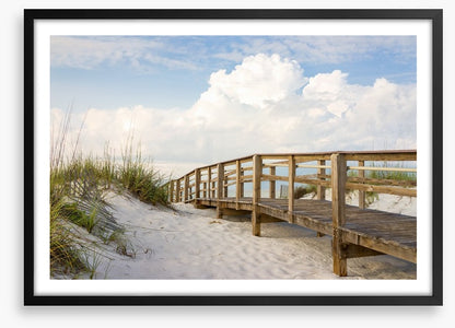 Across the sand dunes