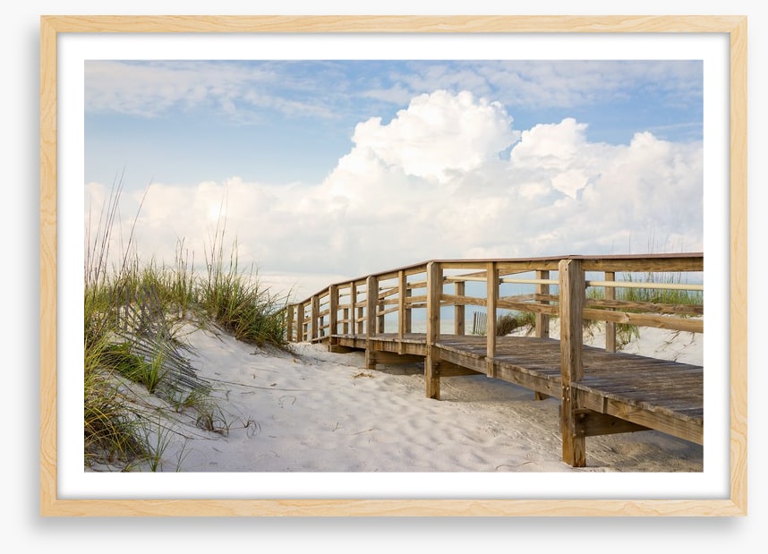 Across the sand dunes