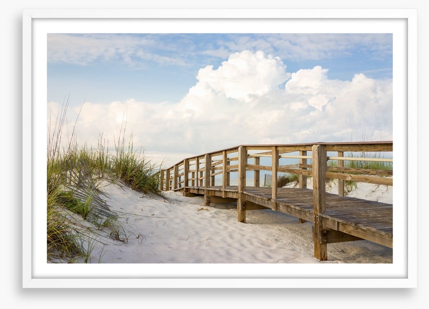 Across the sand dunes