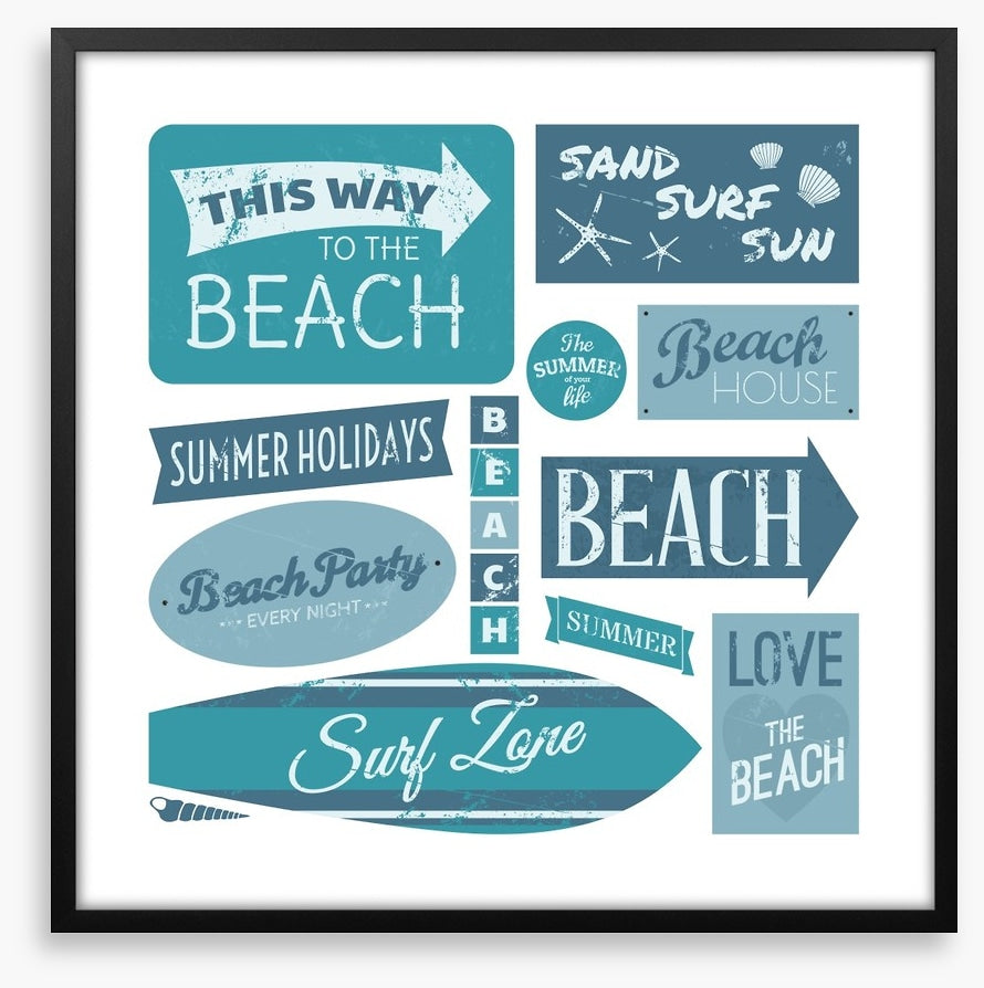To the beach