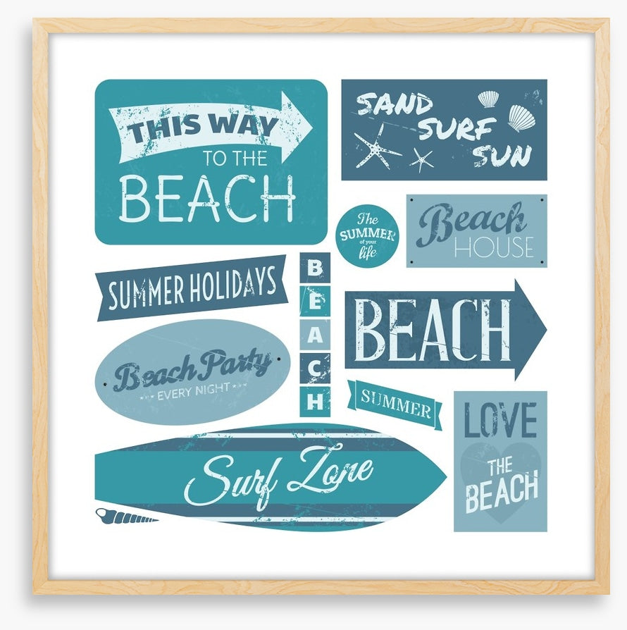 To the beach