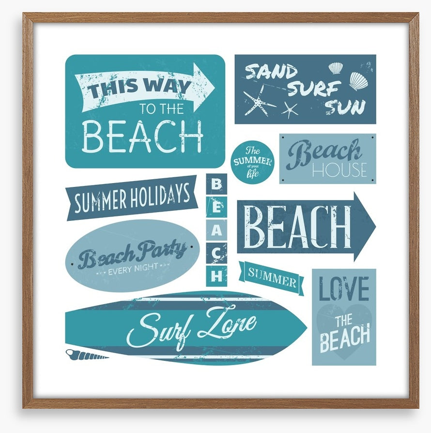 To the beach
