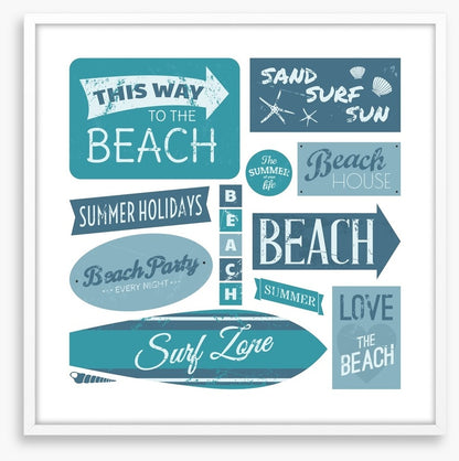 To the beach