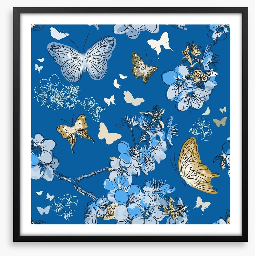 Golden butterflies