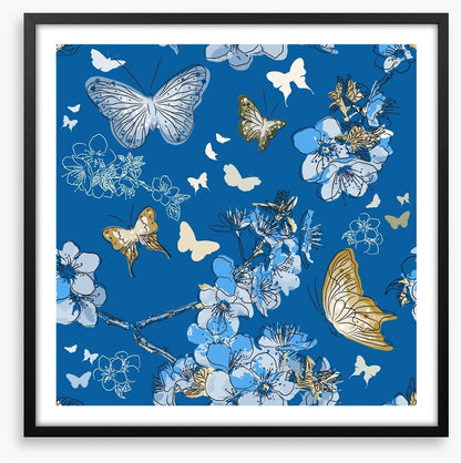 Golden butterflies