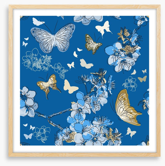 Golden butterflies