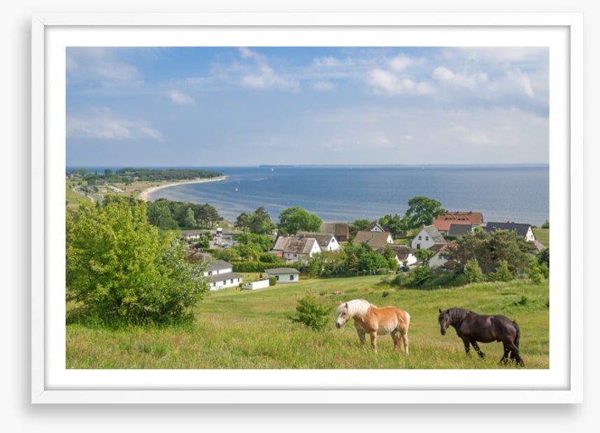 The village by the sea