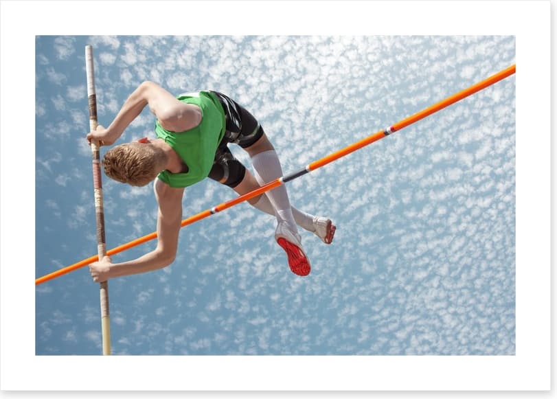 Pole vault sky