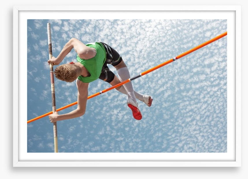Pole vault sky