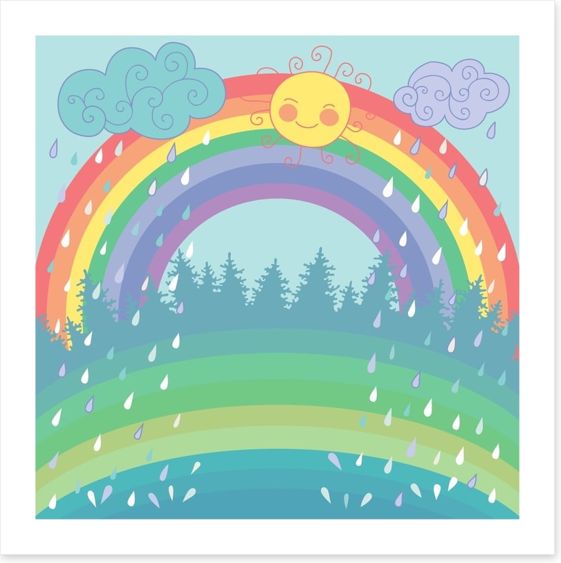 Rainbow and shine