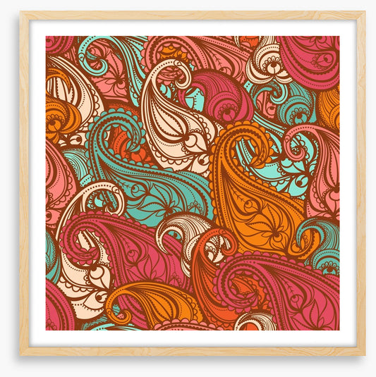 Paisley flames