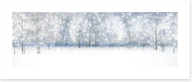 As soft as falling snow