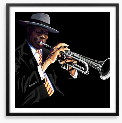 The trumpet man