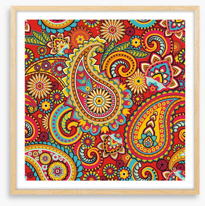 Paisley on fire