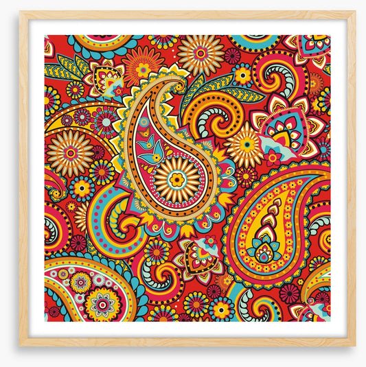 Paisley on fire