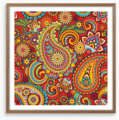 Paisley on fire