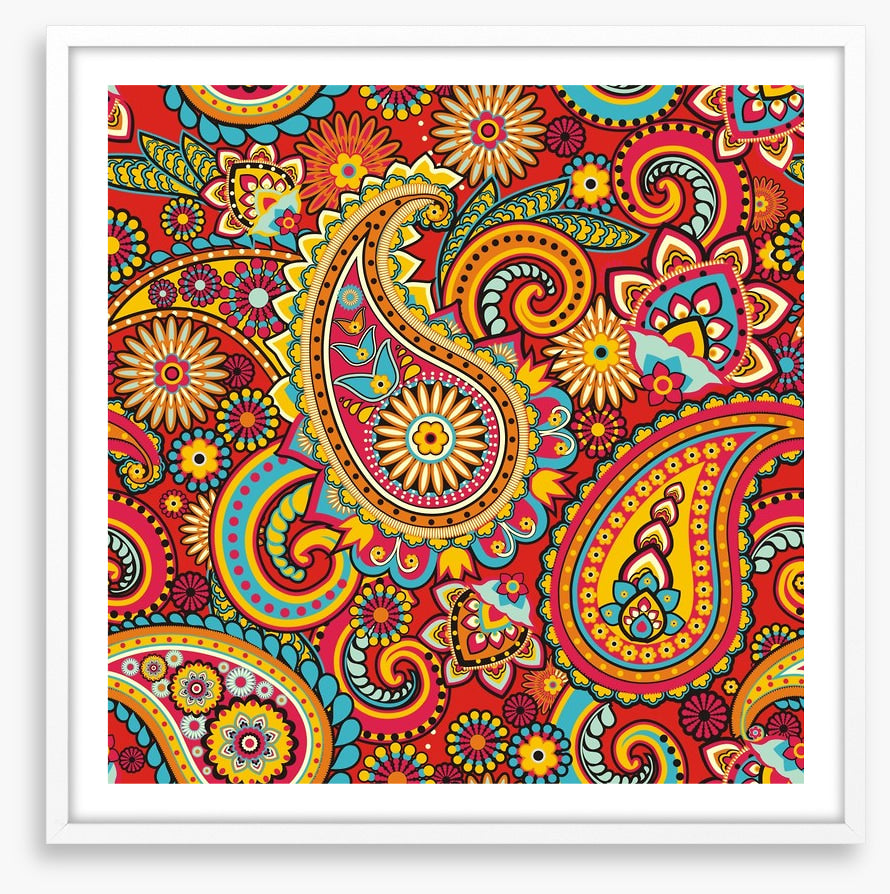Paisley on fire