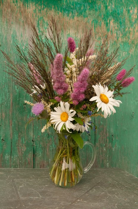 Wildflowers in a jug