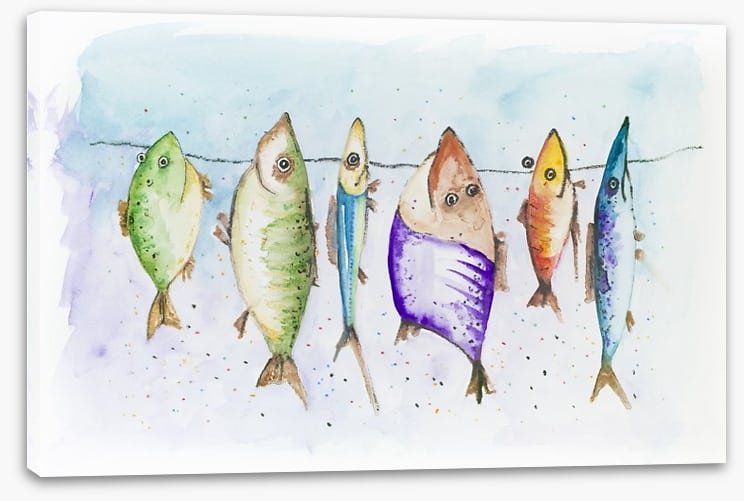 Mackerel on the line