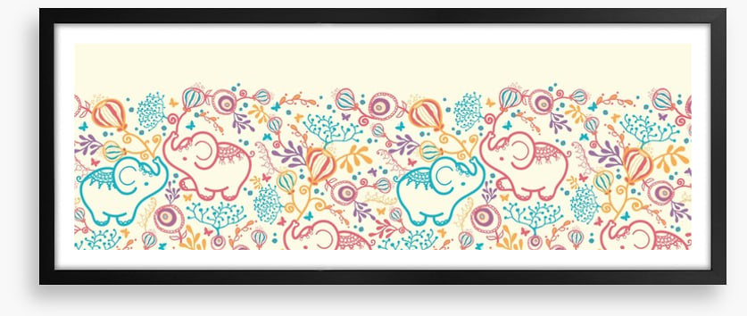 Elephant party panorama