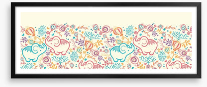 Elephant party panorama