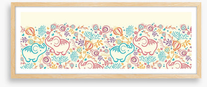 Elephant party panorama
