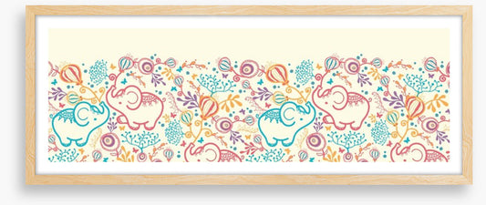 Elephant party panorama