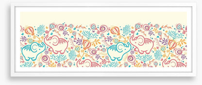 Elephant party panorama
