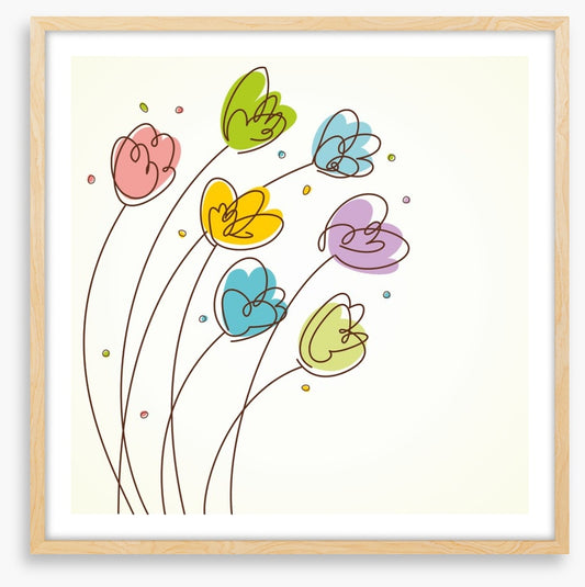 Seven tulips