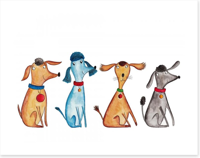 Happy dogs