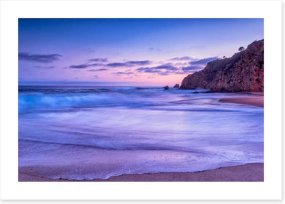 California beach sunset