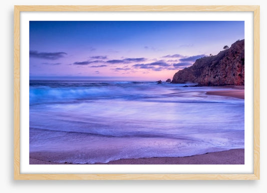 California beach sunset