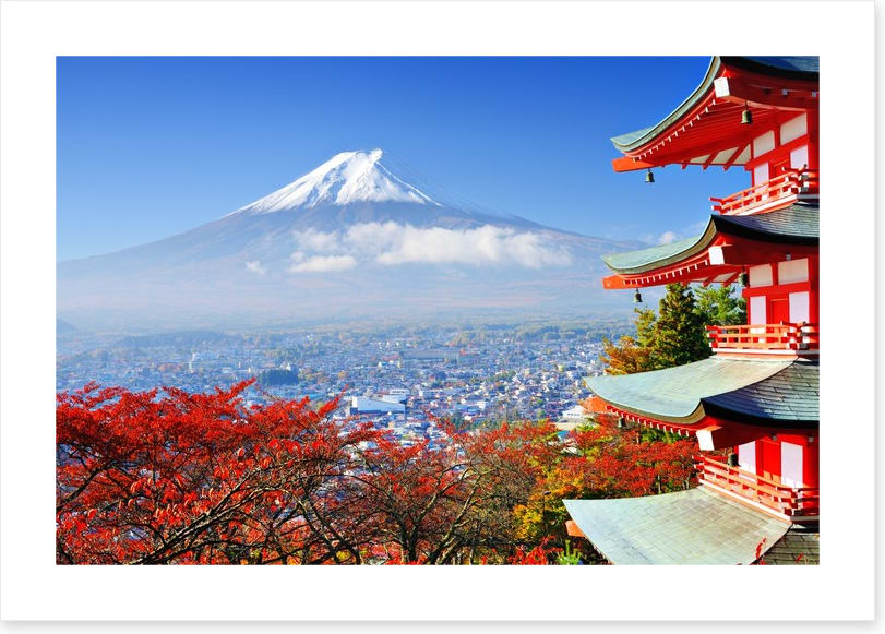 Mt. Fuji and Chureito Pagoda