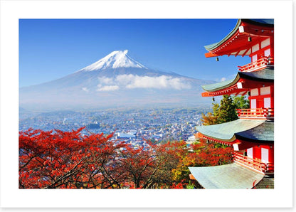Mt. Fuji and Chureito Pagoda