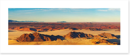 Desolate dunes panorama