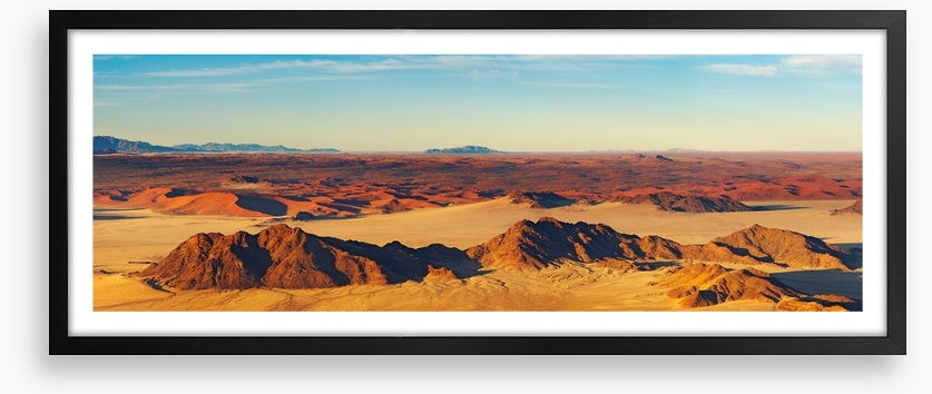 Desolate dunes panorama
