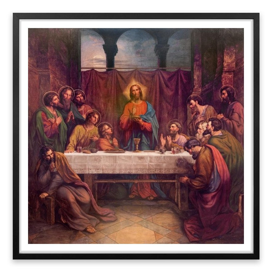 Fresco of the last supper