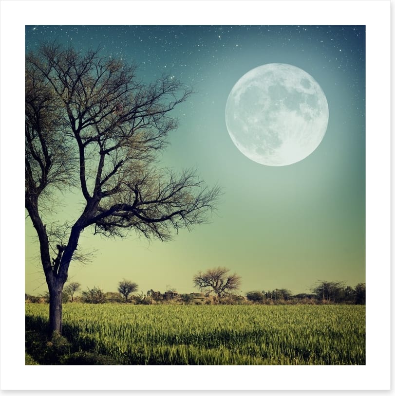 Moon glow