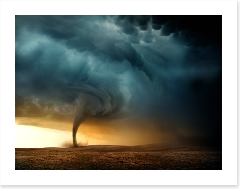 Sunset tornado
