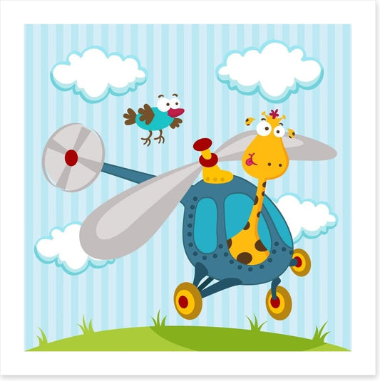 Helicopter giraffe
