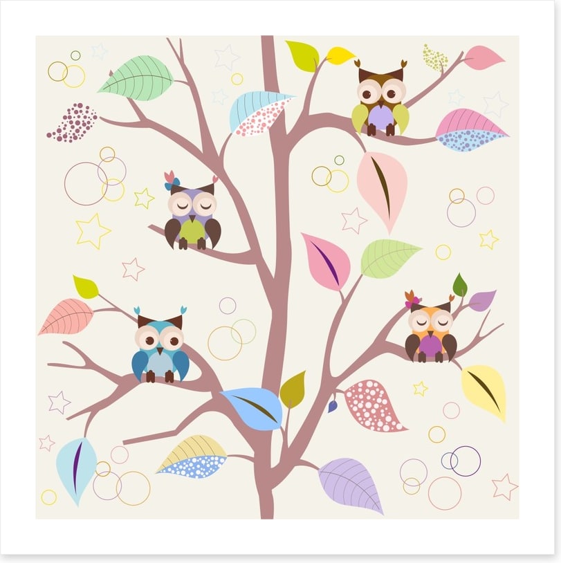 Baby owl tree